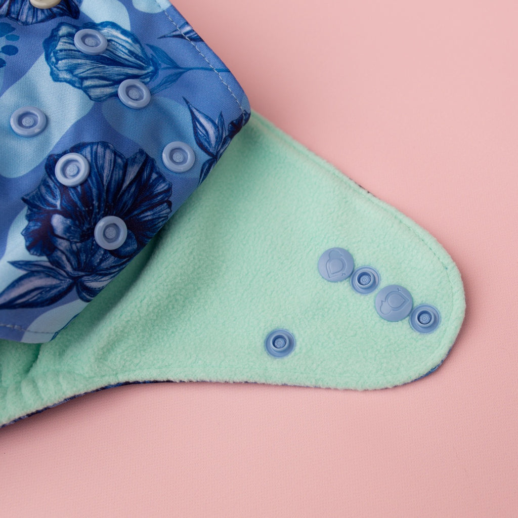 Image for Tank Cloth Diaper - design Indigo Blues