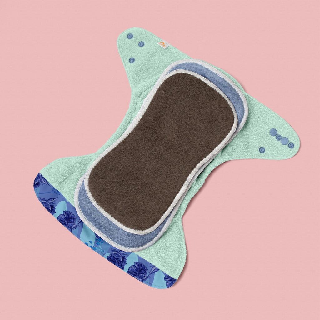 Image for Tank Cloth Diaper - design Indigo Blues