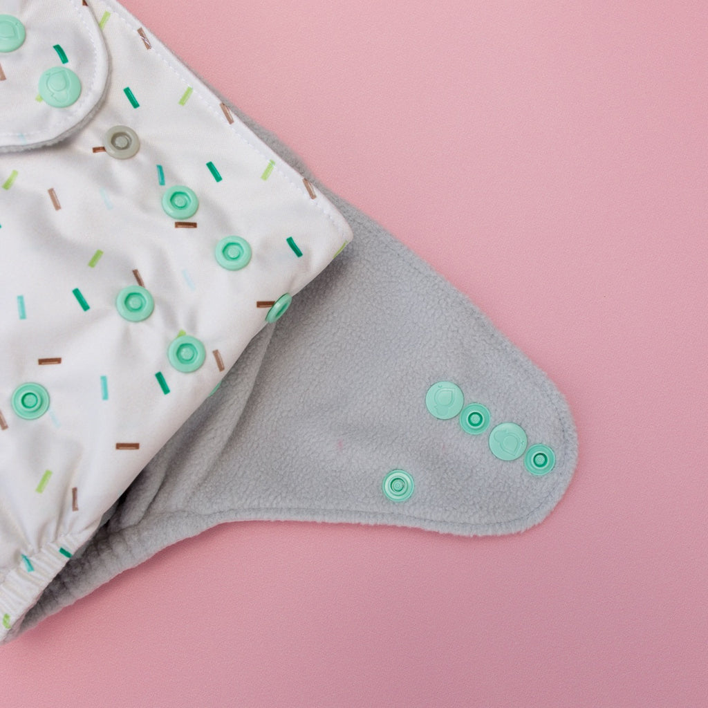Image for Tank Cloth Diaper - design Mint Sprinkles