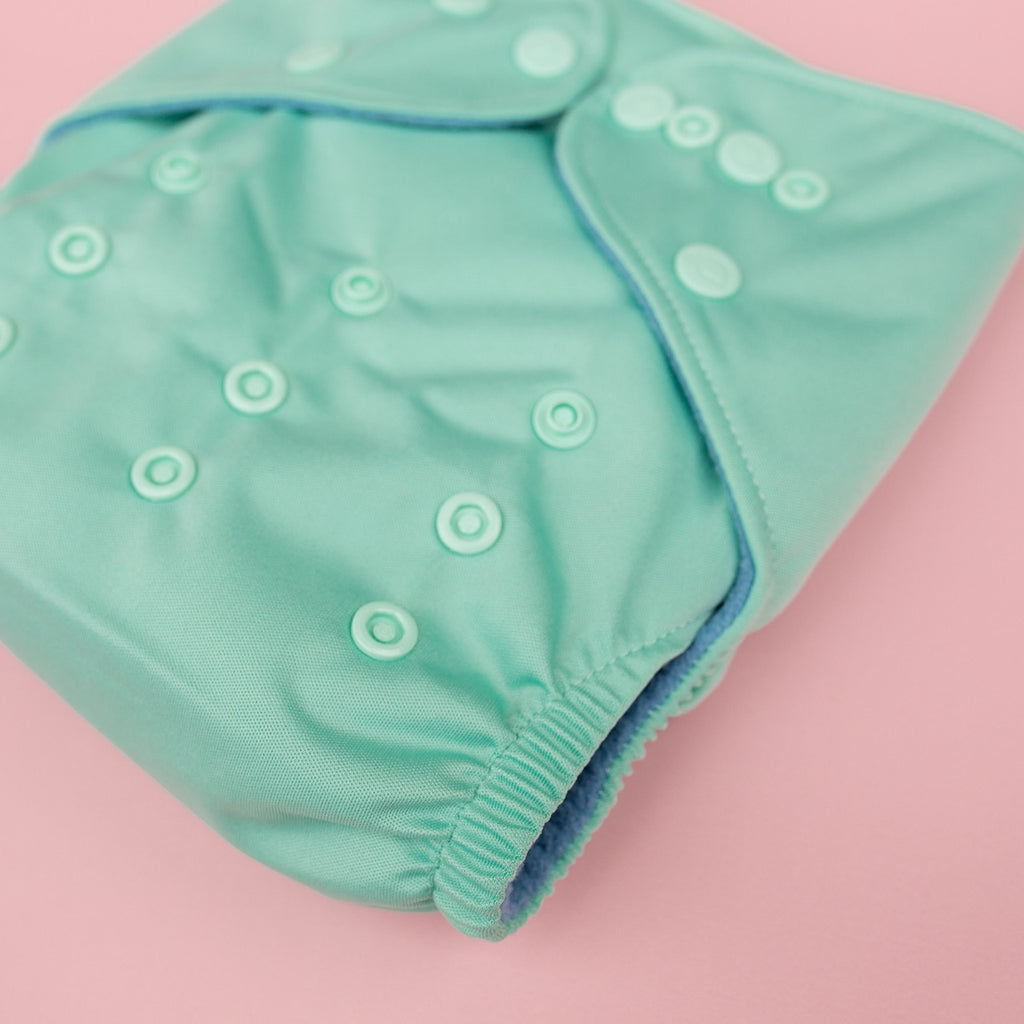 Image for Tank Cloth Diaper - design Mint