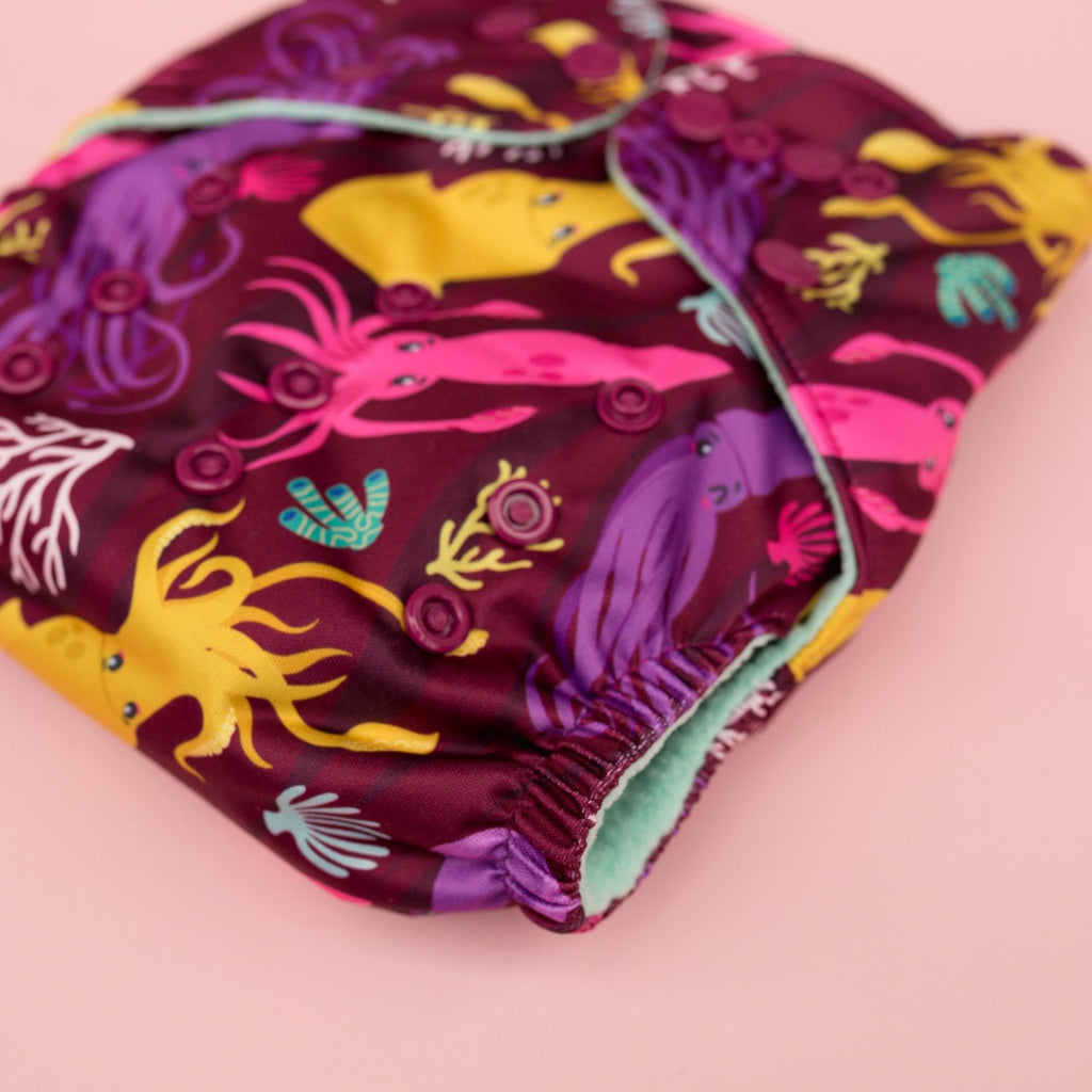 Image for Tank Cloth Diaper - design New Squids