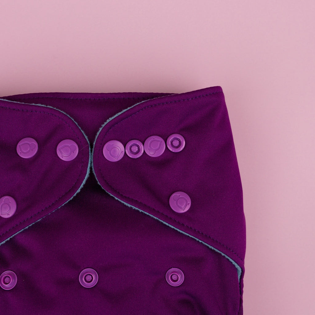 Image for Tank Cloth Diaper - design Pat's Purple