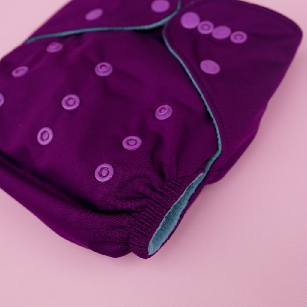 Image for Tank Cloth Diaper - design Pat's Purple