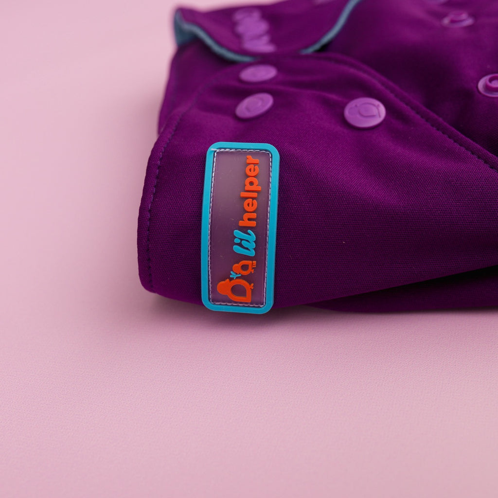 Image for Tank Cloth Diaper - design Pat's Purple