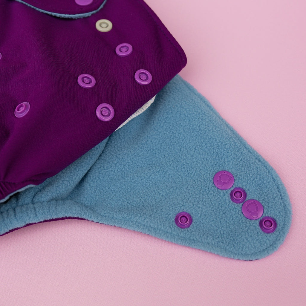 Image for Tank Cloth Diaper - design Pat's Purple