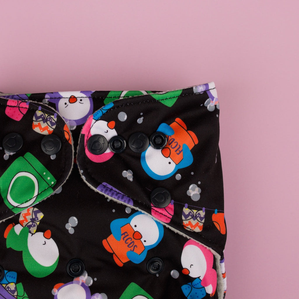 Image for Tank Cloth Diaper - design Penguins