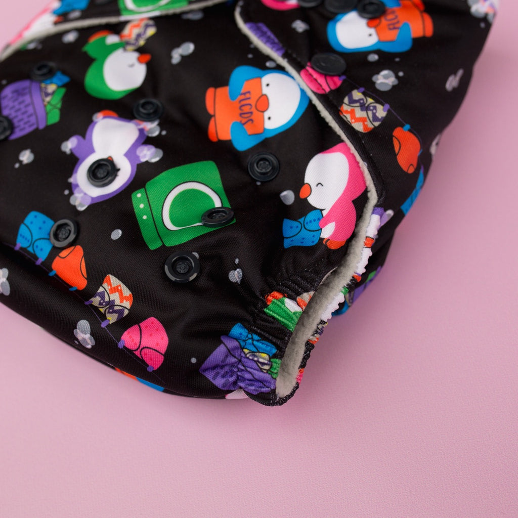 Image for Tank Cloth Diaper - design Penguins