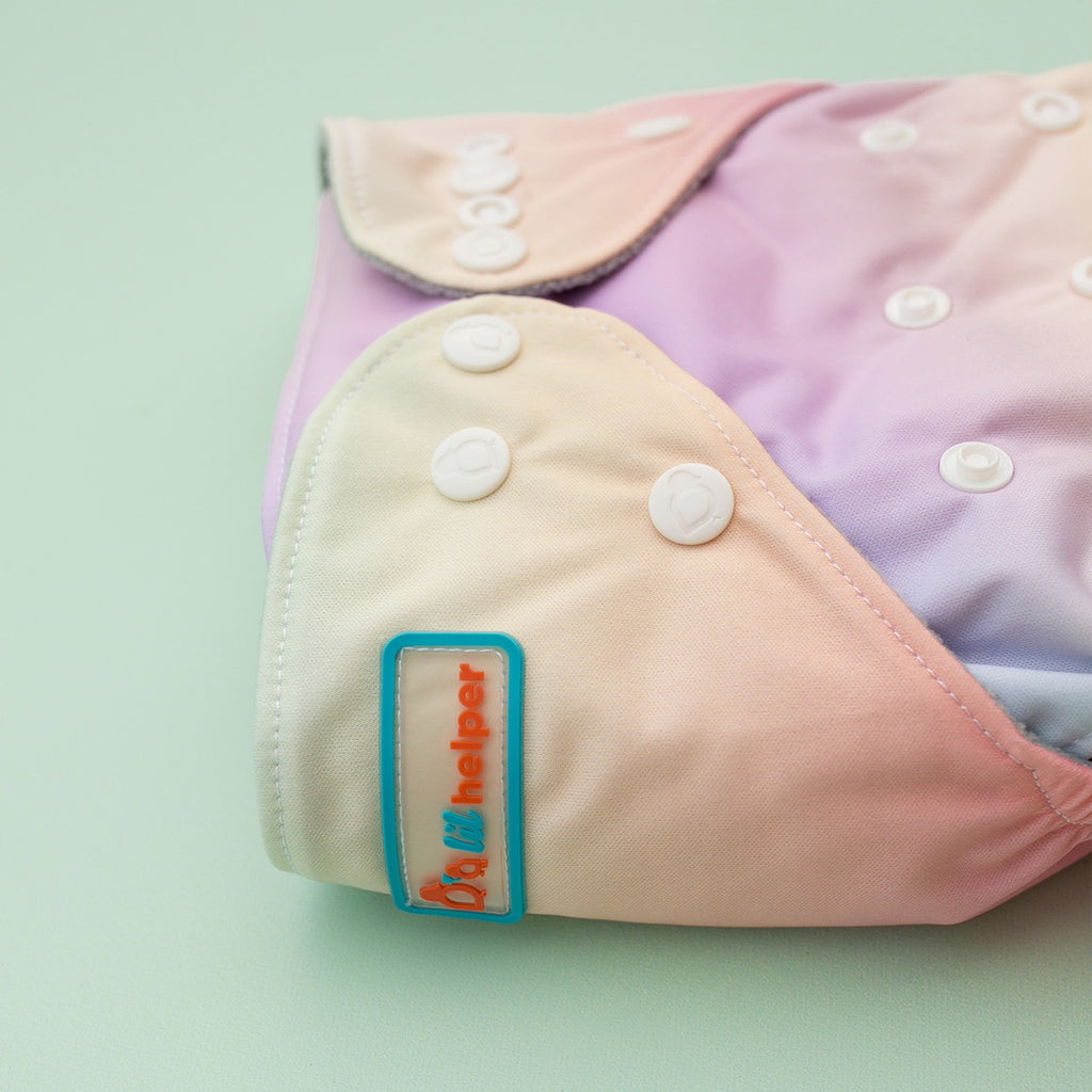 Image for Tank Cloth Diaper - design Rainbow Pastel