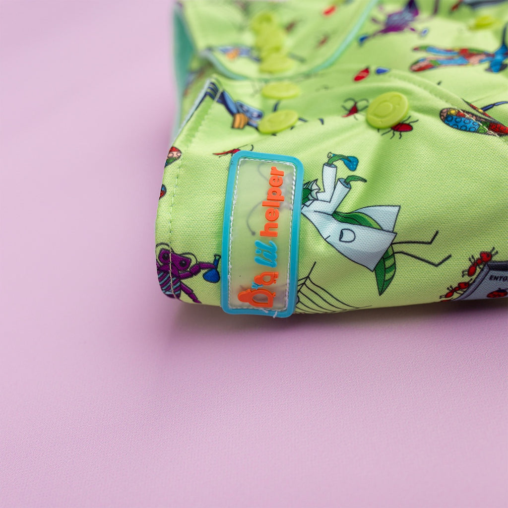 Image for Tank Cloth Diaper - design Scientist Bugs