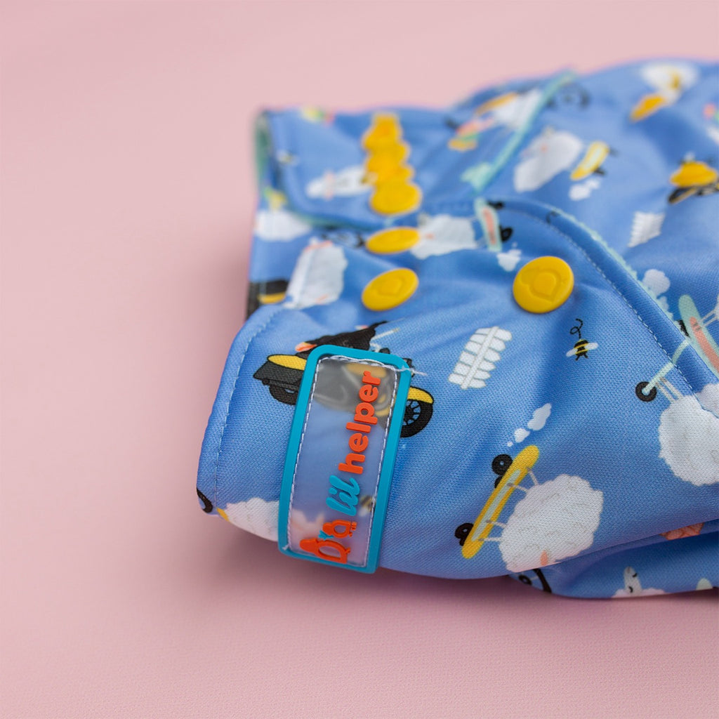 Image for Tank Cloth Diaper - design Scooterin Sheep