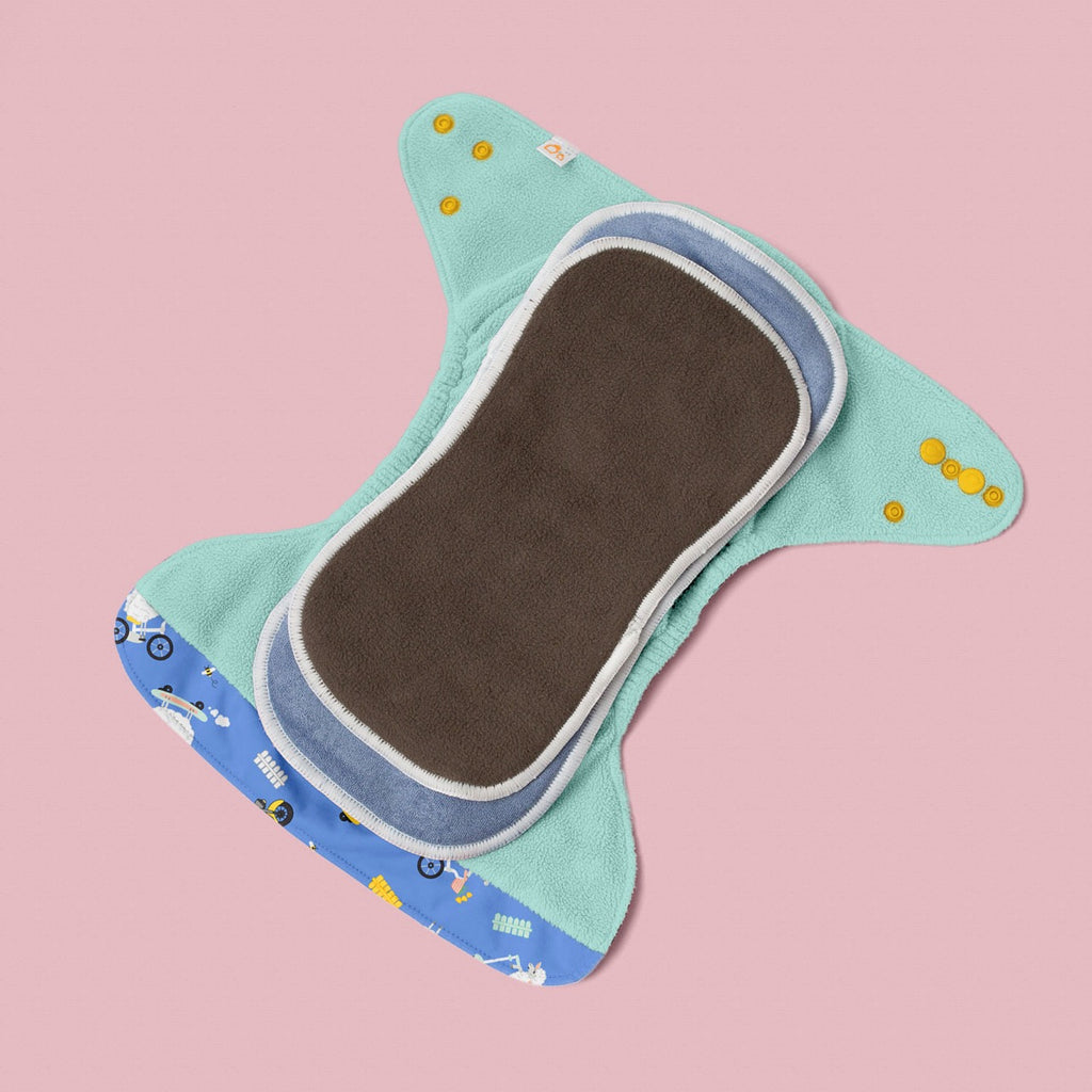 Image for Tank Cloth Diaper - design Scooterin Sheep