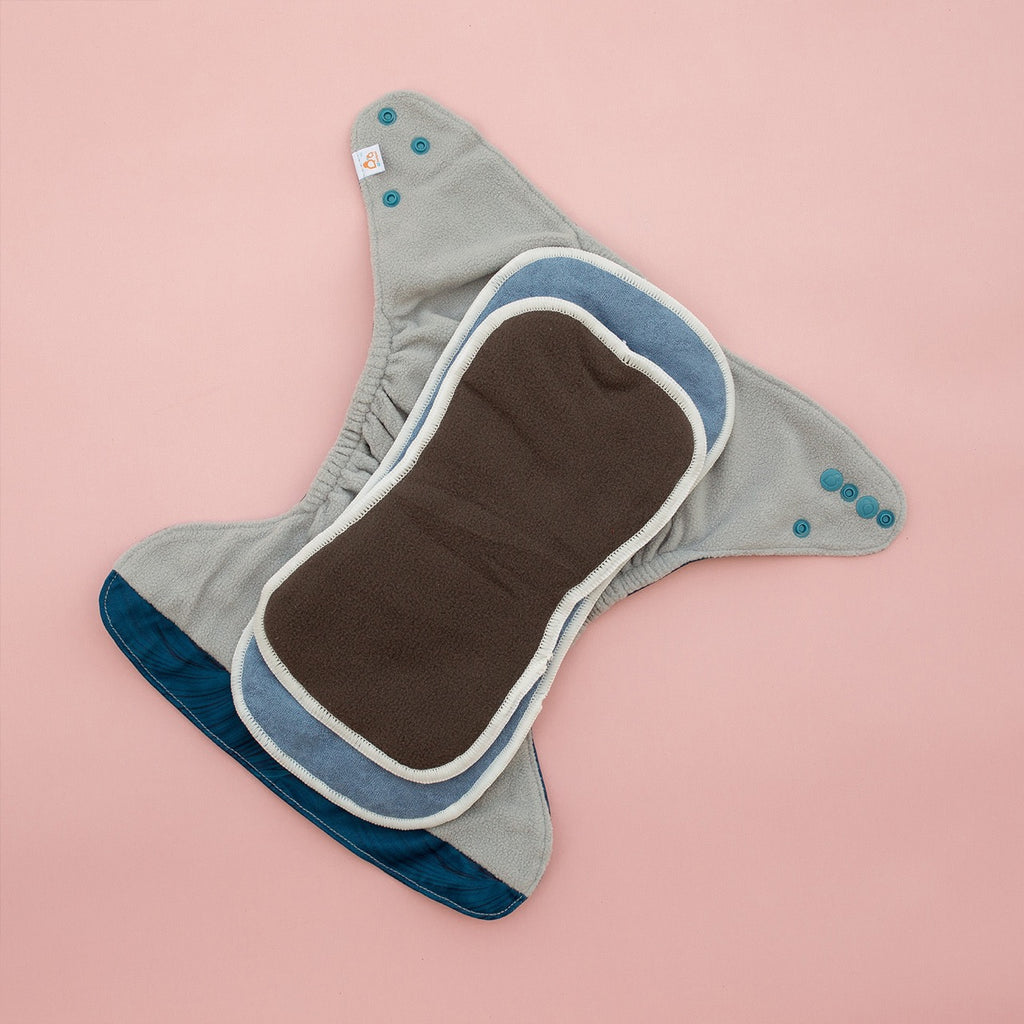 Image for Tank Cloth Diaper - design Swirls Out to Sea