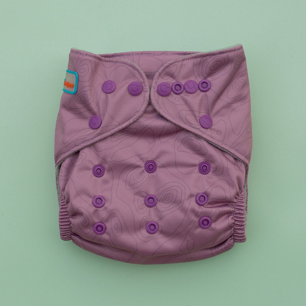 Image for Tank Cloth Diaper - design Terrain Amethyst