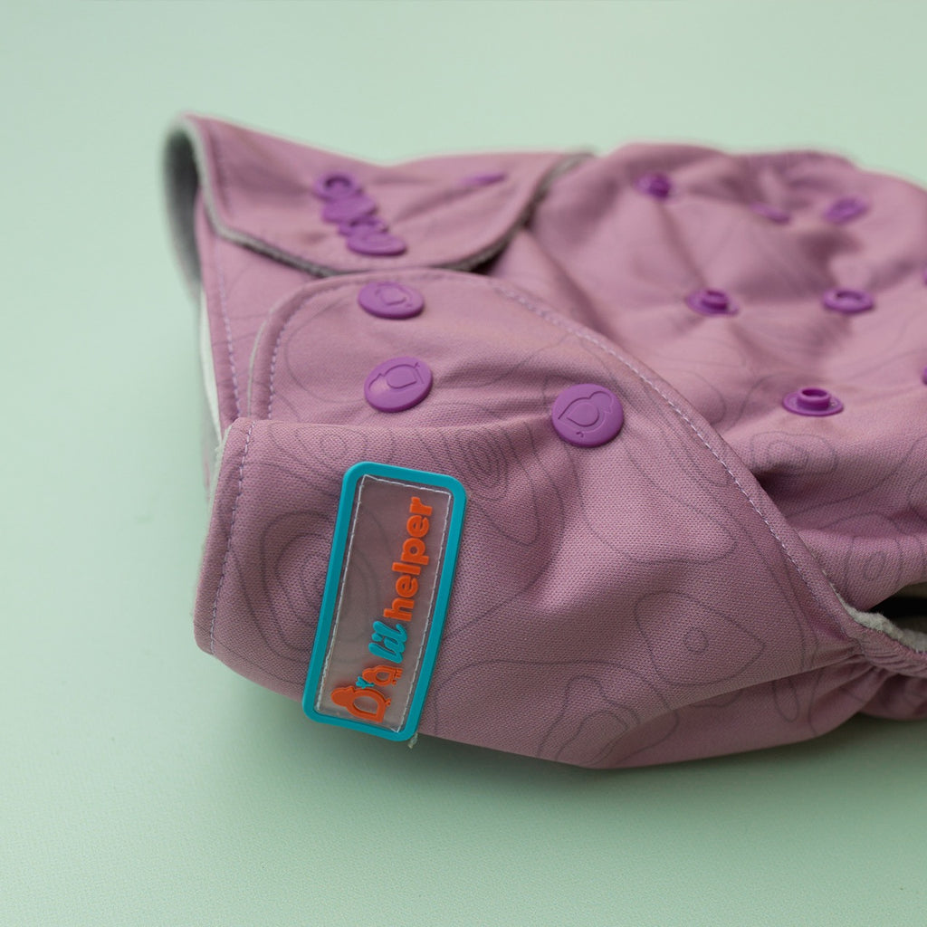 Image for Tank Cloth Diaper - design Terrain Amethyst