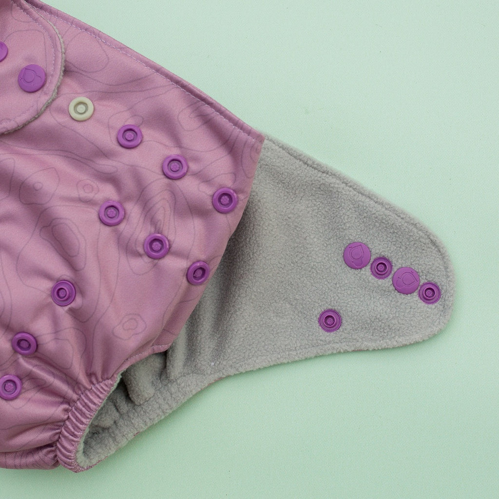 Image for Tank Cloth Diaper - design Terrain Amethyst