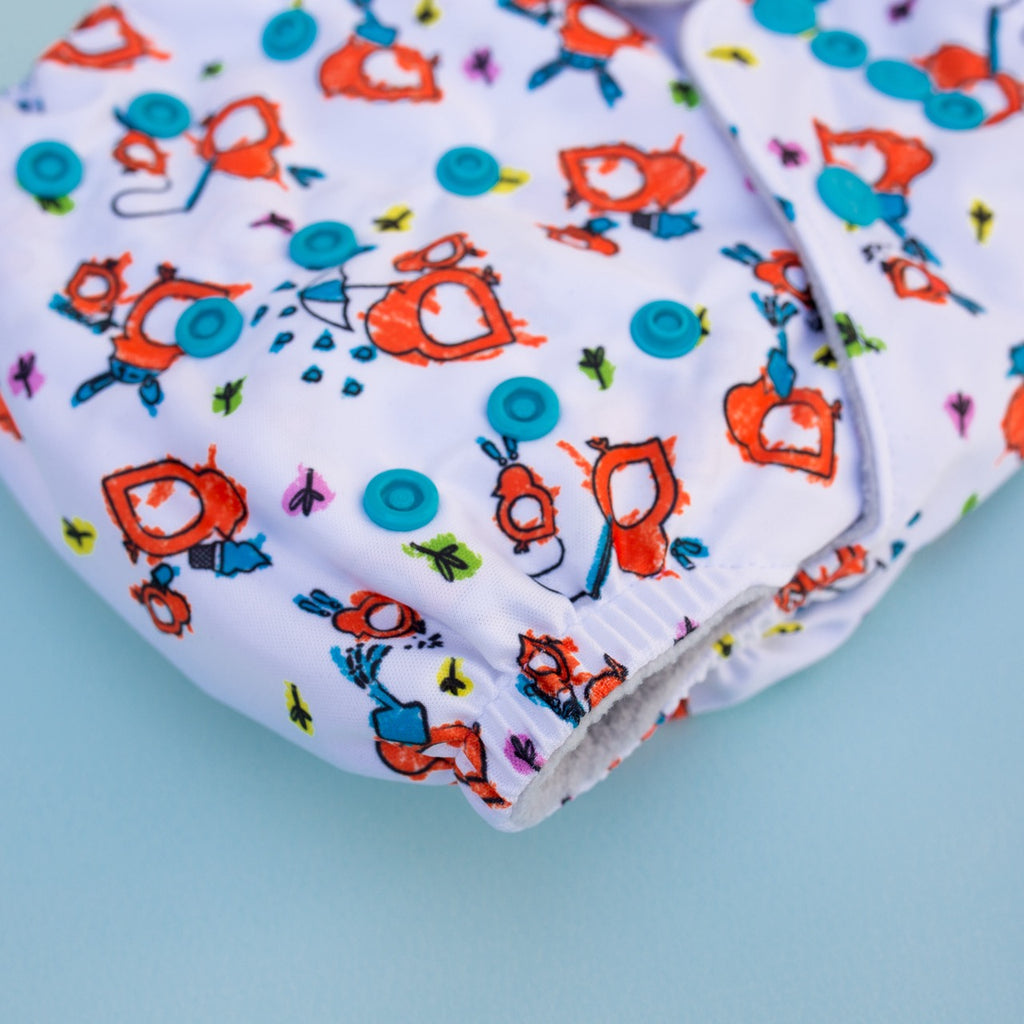 Image for Tank Cloth Diaper - design Two Lil Birds