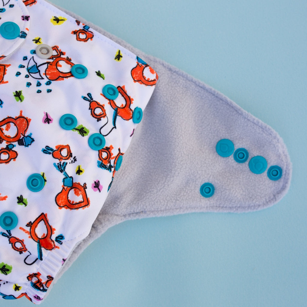 Image for Tank Cloth Diaper - design Two Lil Birds