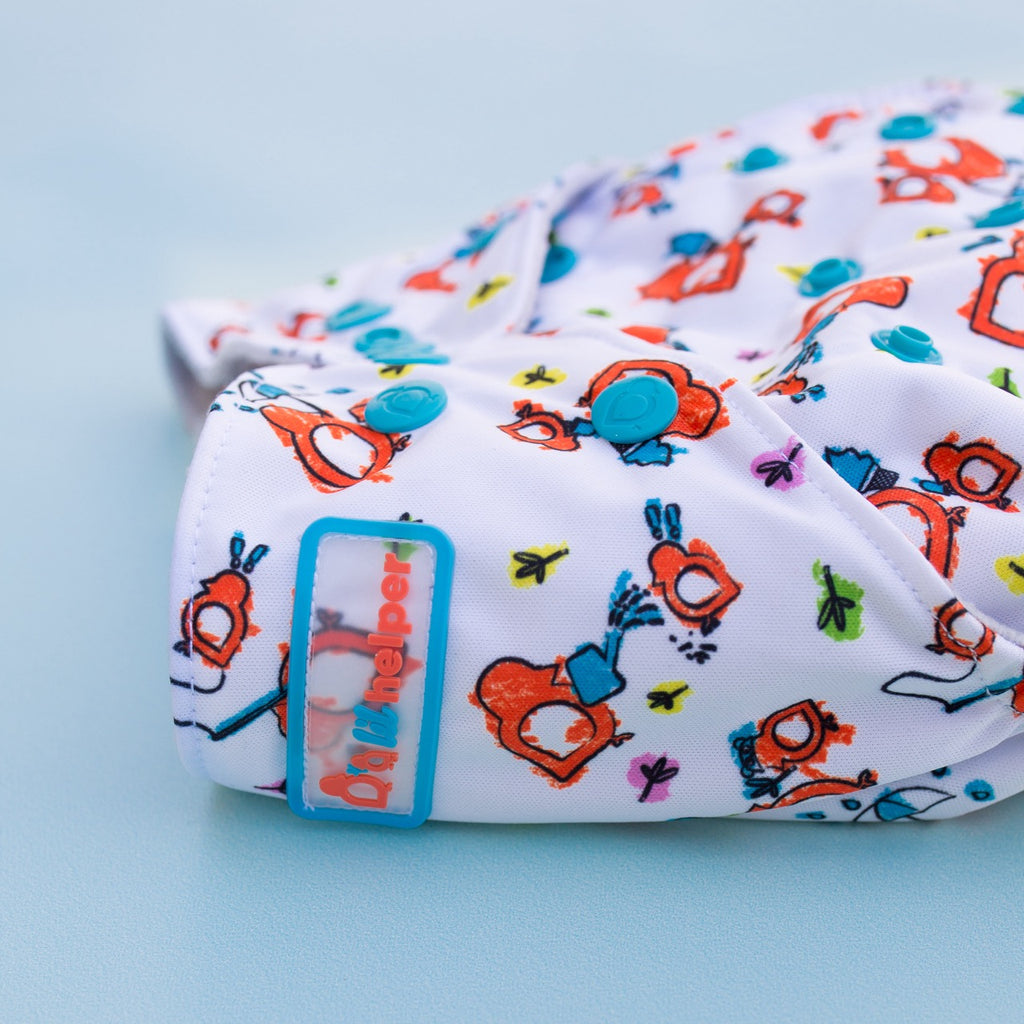 Image for Tank Cloth Diaper - design Two Lil Birds