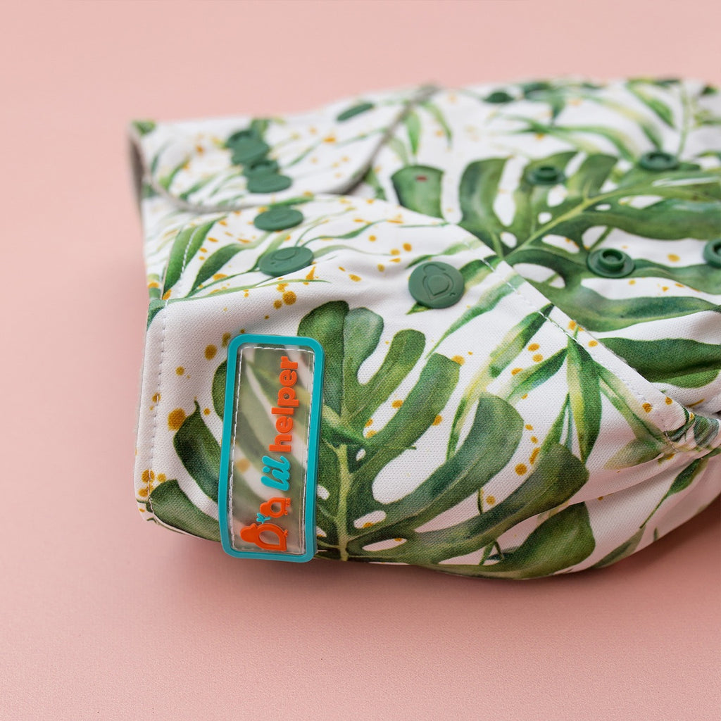 Image for Tank Cloth Diaper - design Watercolour Greenery