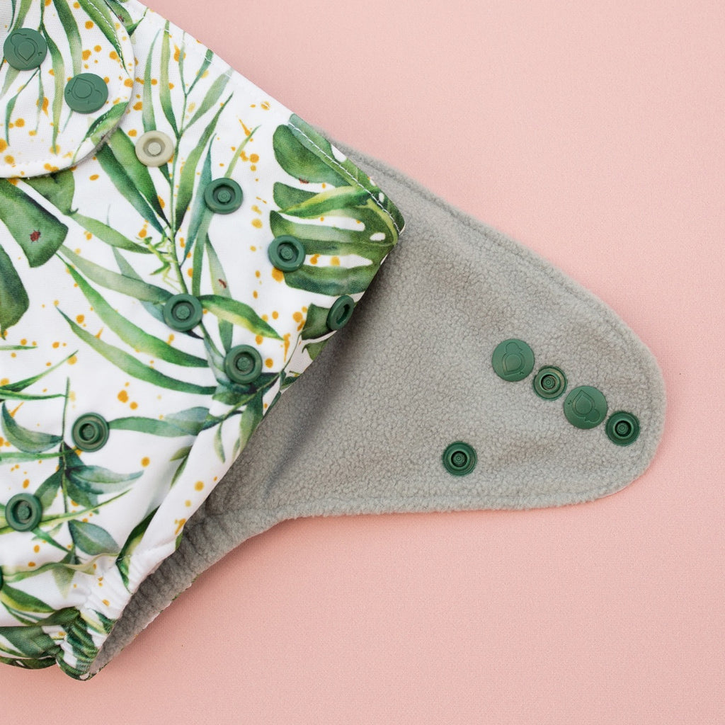 Image for Tank Cloth Diaper - design Watercolour Greenery